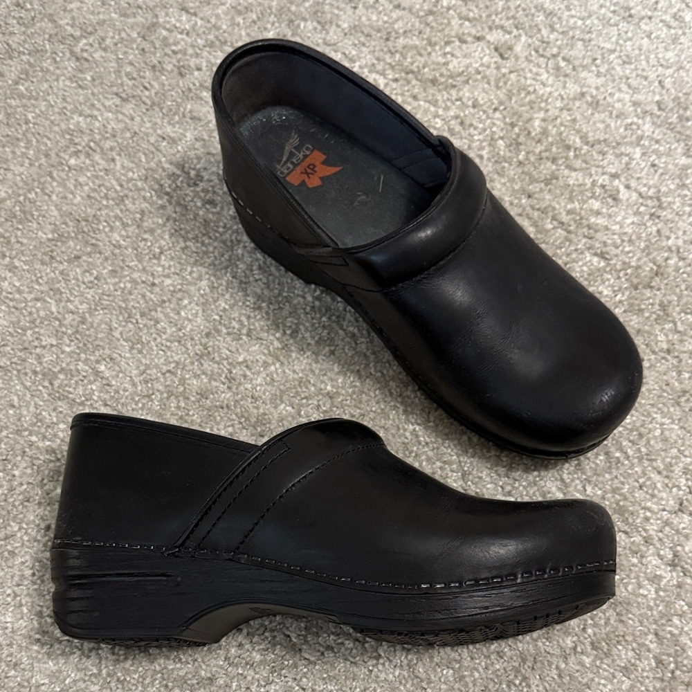 Dansko Black Slip-On Loafers